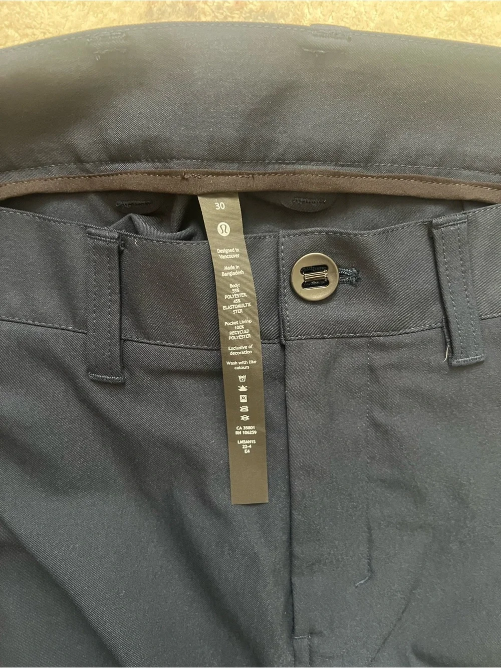 lululemon athletica Men's Navy ABC Pant